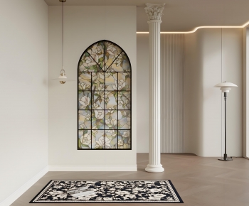 French Style Hallway-ID:523804901