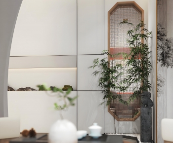 New Chinese Style Plant Landscaping-ID:550748117