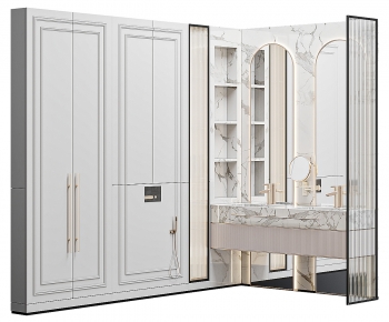 Modern Bathroom Cabinet-ID:371623047