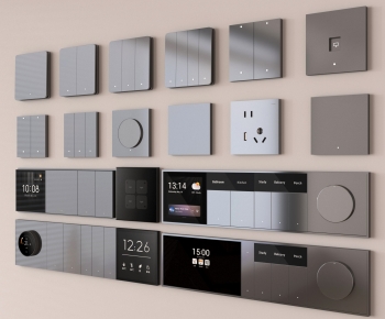 Modern Switch Socket Panel-ID:320596933