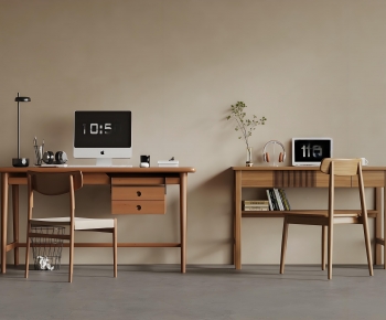 Modern Computer Desk And Chair-ID:165133006