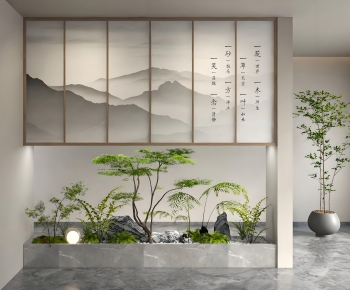 New Chinese Style Plant Landscaping-ID:176353938