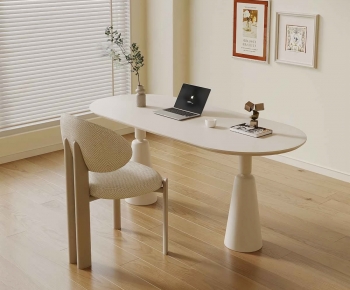 Modern Computer Desk And Chair-ID:583623893