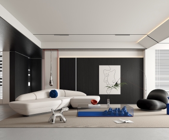 Modern A Living Room-ID:181408887