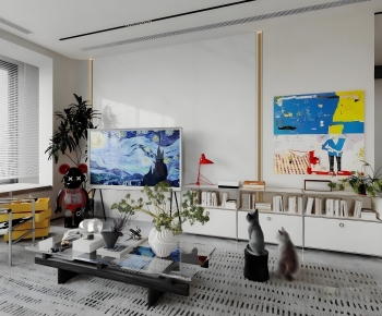 Modern A Living Room-ID:168884999