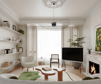 French Style A Living Room-ID:217845926