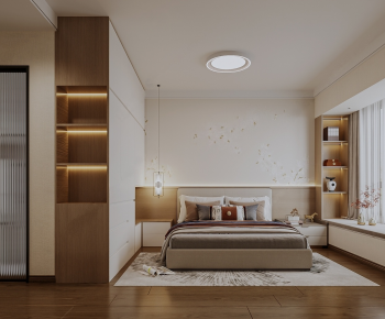 New Chinese Style Bedroom-ID:255023005
