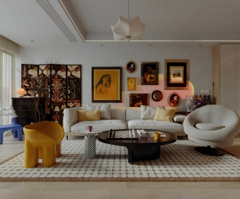 Modern A Living Room-ID:866545922