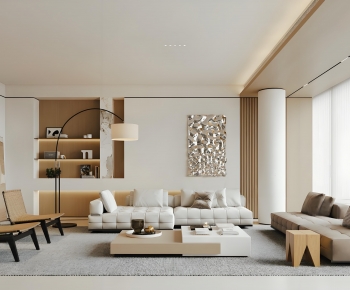 Modern A Living Room-ID:618813998