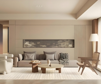 New Chinese Style A Living Room-ID:136535885