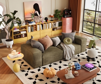 Modern Sofa Combination-ID:398075109