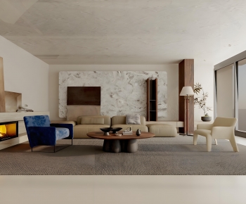 Modern A Living Room-ID:736778972