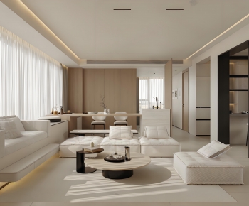 Modern A Living Room-ID:247951032