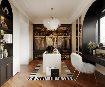 French Style Clothes Storage Area-ID:930814984