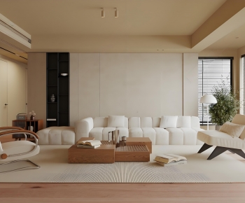 Modern A Living Room-ID:688680896