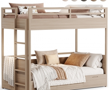 Nordic Style Bunk Bed-ID:872313986
