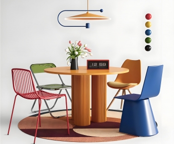 Modern Dining Table And Chairs-ID:923742069