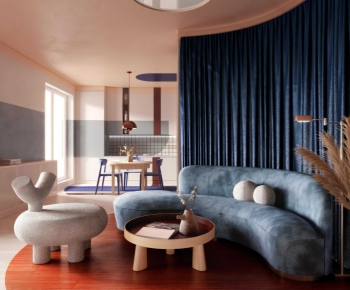 Modern A Living Room-ID:971079117