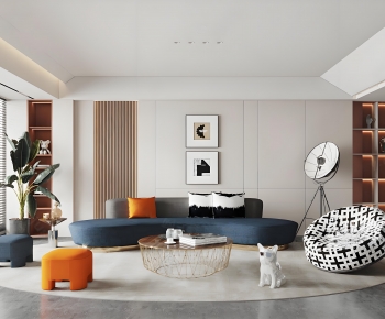 Modern A Living Room-ID:269774913