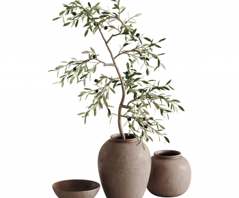 Modern Ground Green Plant Potted Plants-ID:604137908