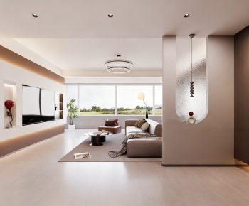 Modern A Living Room-ID:203371022