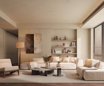 Wabi-sabi Style A Living Room-ID:848490959