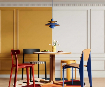 Modern Dining Table And Chairs-ID:276334055