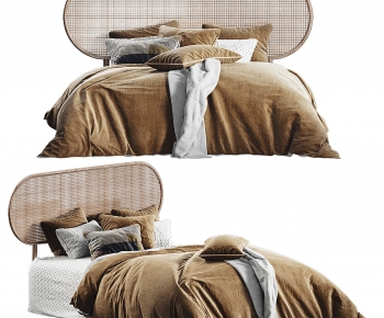 Modern Double Bed-ID:926306965