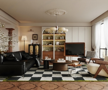 French Style A Living Room-ID:830718043