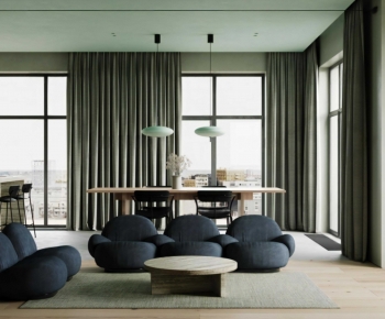 Modern A Living Room-ID:348041067