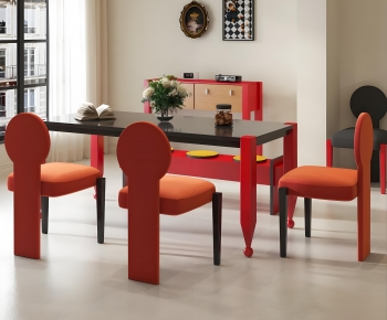Modern Dining Table And Chairs-ID:565814971