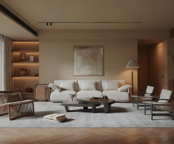 Wabi-sabi Style A Living Room-ID:149657019