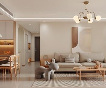 Nordic Style A Living Room-ID:731441979