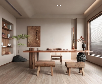 Wabi-sabi Style Tea House-ID:394040115