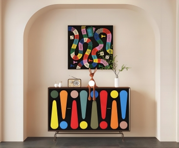 Modern Entrance Cabinet-ID:100579982