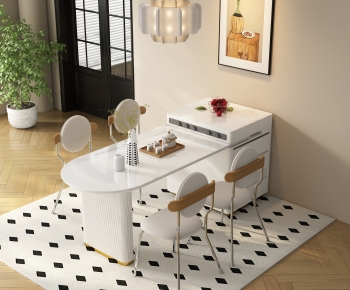 Modern Dining Table And Chairs-ID:235613117