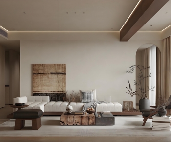 Wabi-sabi Style A Living Room-ID:315315016