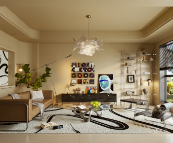 Modern A Living Room-ID:242439037