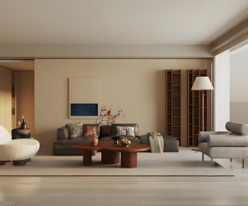 Modern A Living Room-ID:344482902