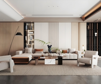 Modern A Living Room-ID:826752905