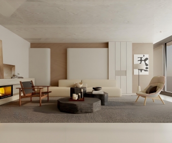 Modern A Living Room-ID:598375086