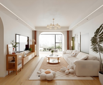 Modern A Living Room-ID:758085977