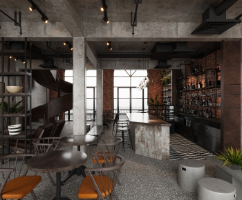 Industrial Style Cafe-ID:520937923