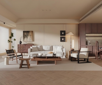 Modern A Living Room-ID:218384981