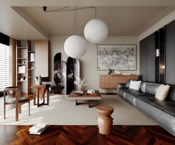 Modern A Living Room-ID:442754986