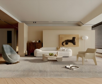 Modern A Living Room-ID:887665991