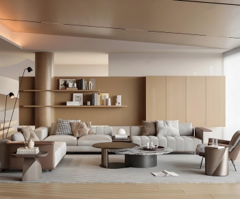 Modern A Living Room-ID:902841165