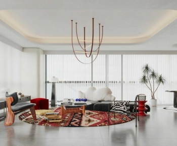 Modern A Living Room-ID:667423015