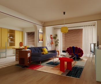 Modern A Living Room-ID:520749158