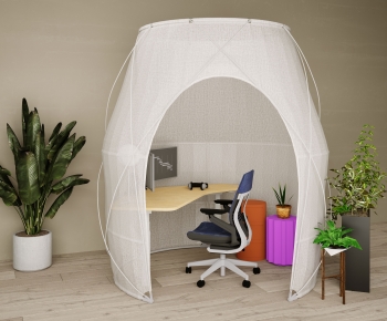 Modern Office Desk And Chair-ID:931973932